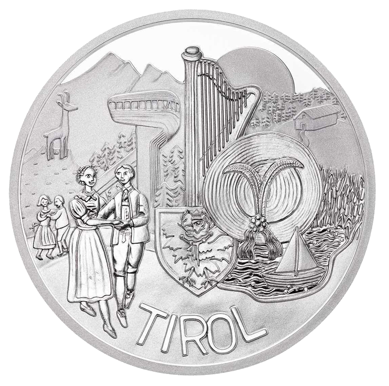 10 Euro Silbermünze Tirol von Münze Österreich